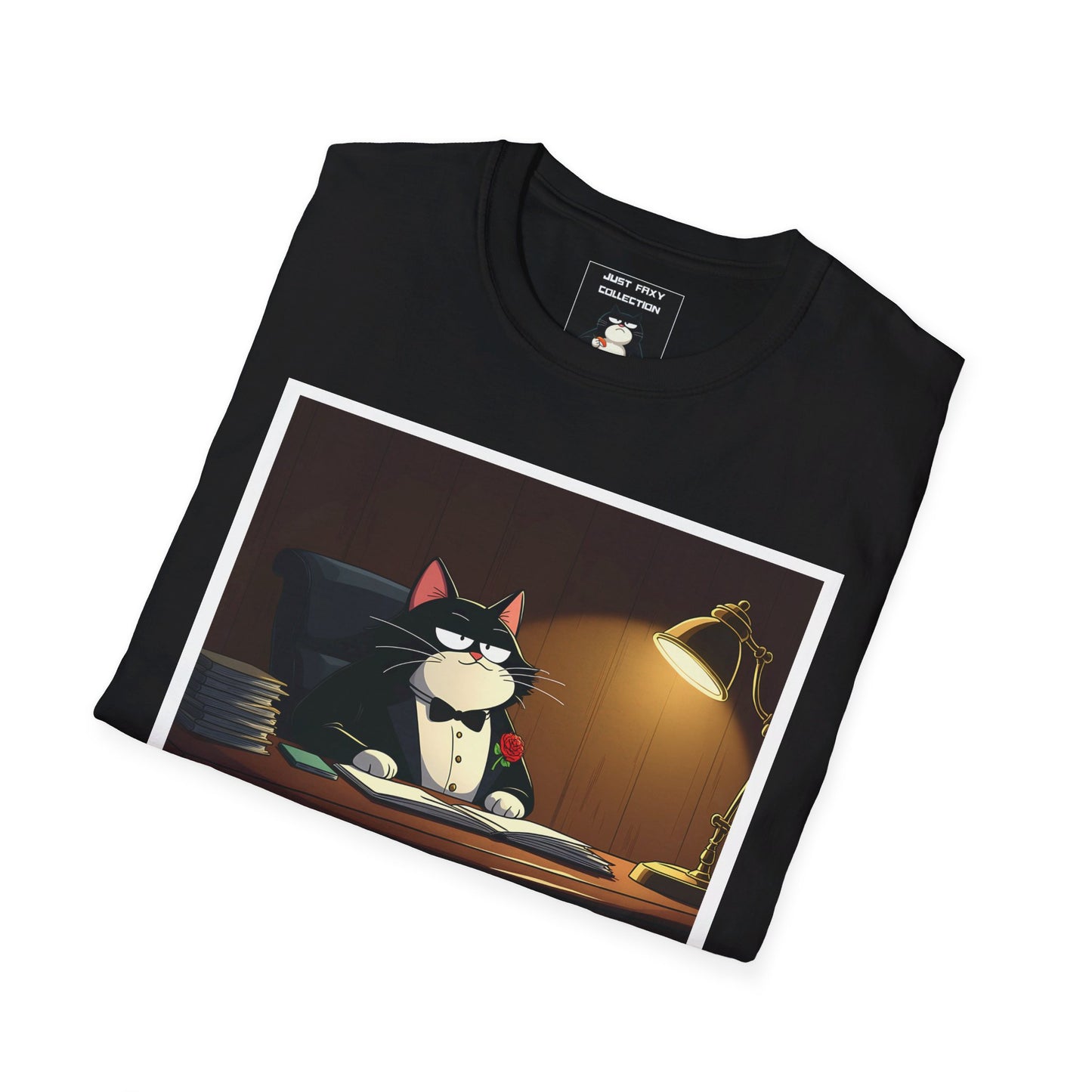 Faxy the Godfather T-Shirt – Own the Night in Style! 🌹🕴️