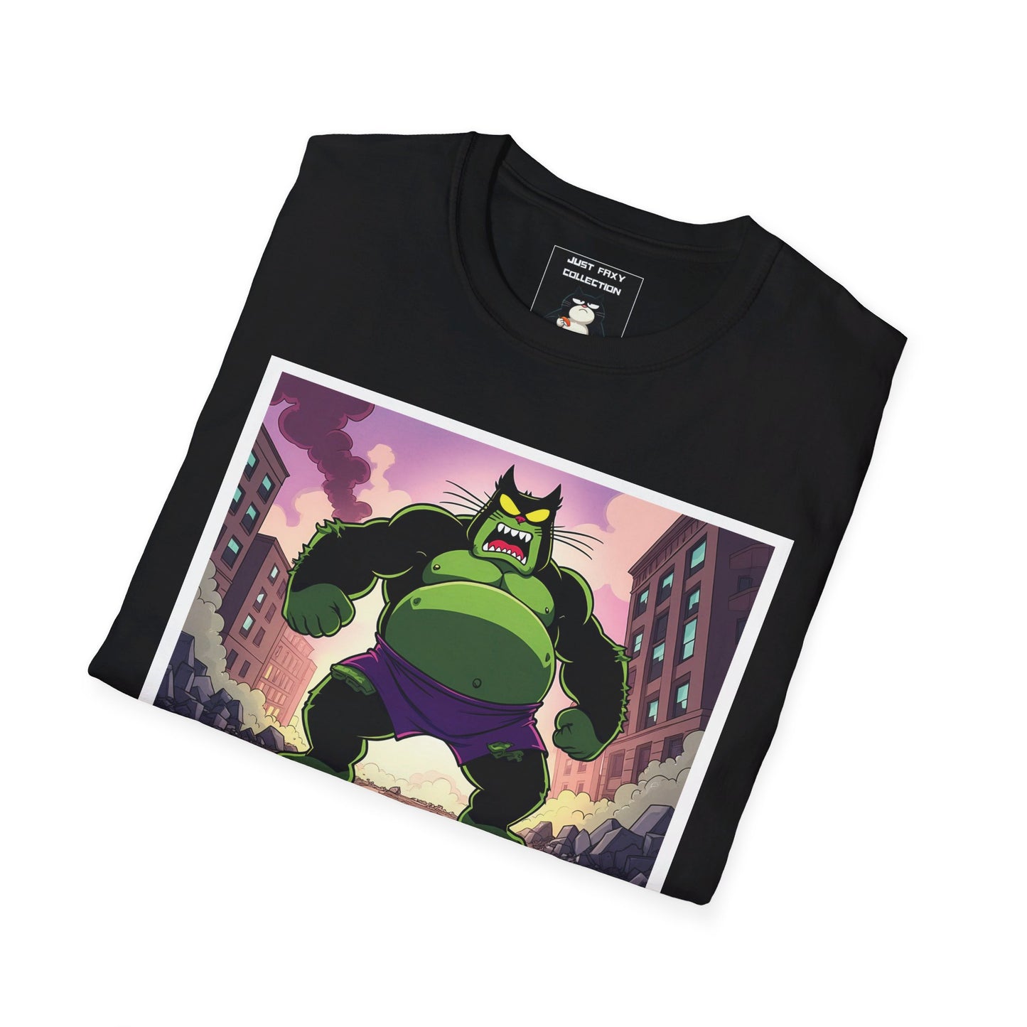 Faxy Hulk Tee - Unleash the Power of Paws! 💚🐾