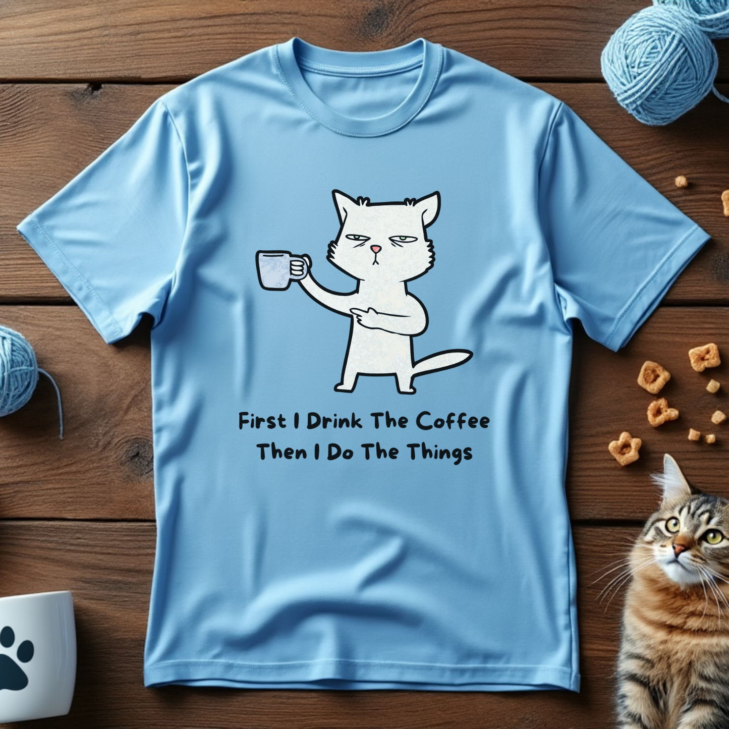 Coffee Cat Tee