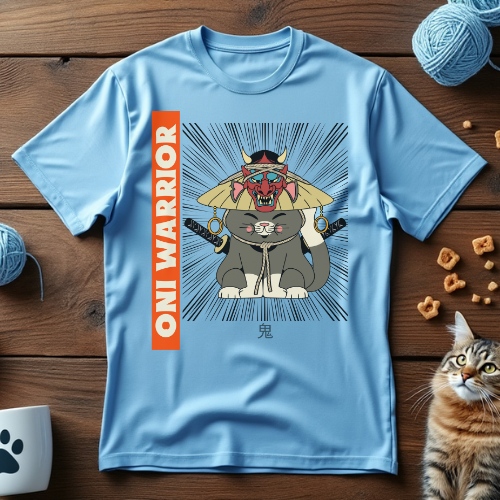 Oni Warrior Cat Unisex Tee