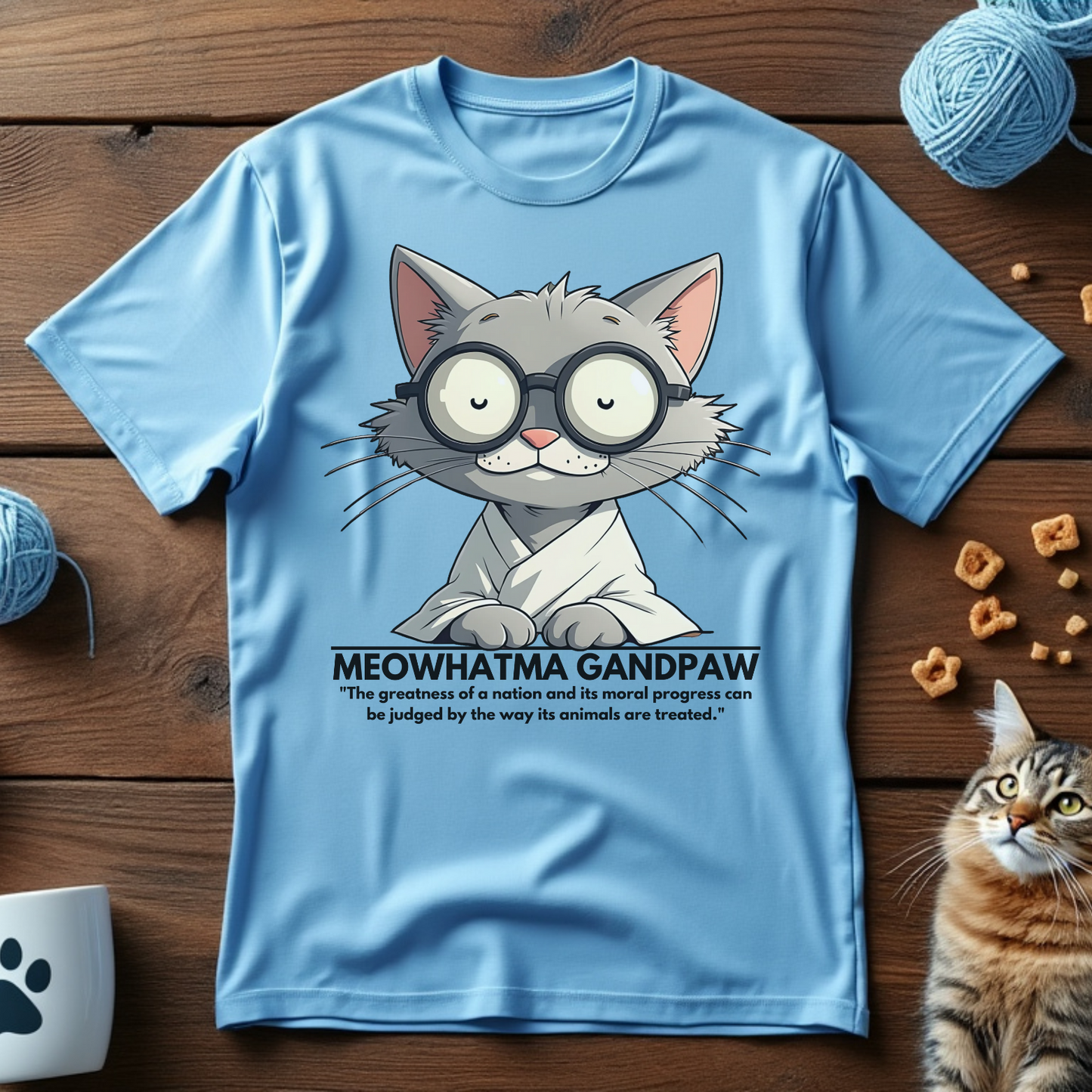 Meowhatma Gandpaw Unisex Tee
