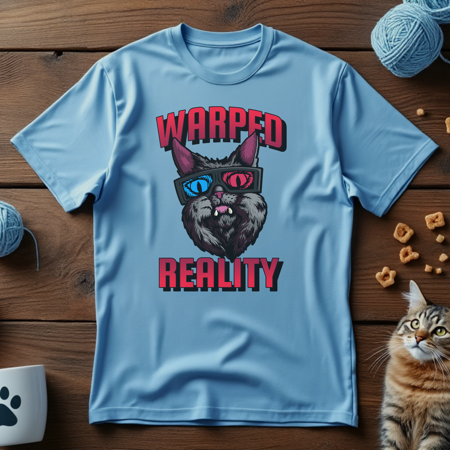 Warped Reality Cat Tee