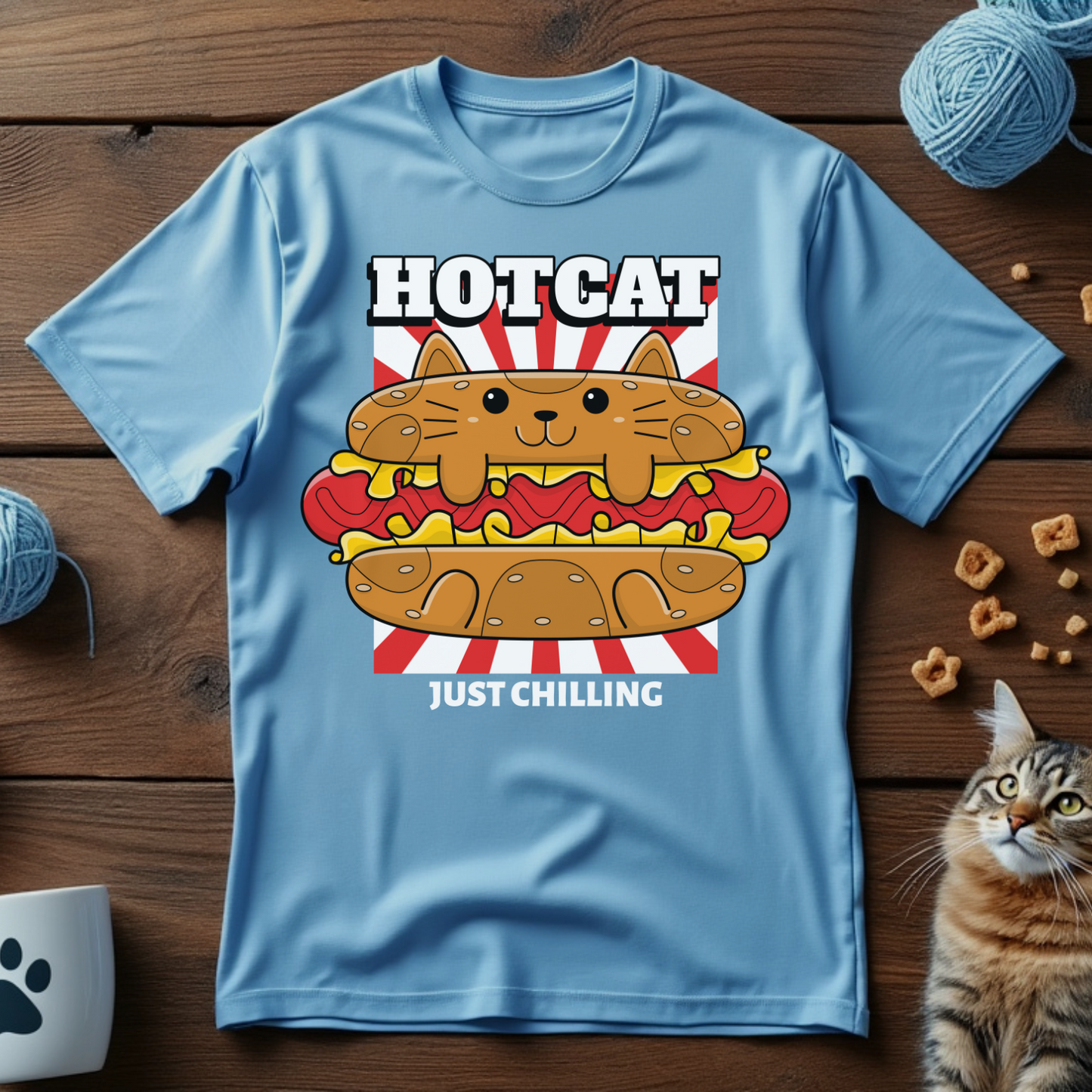 Hotcat in the Bun Tee