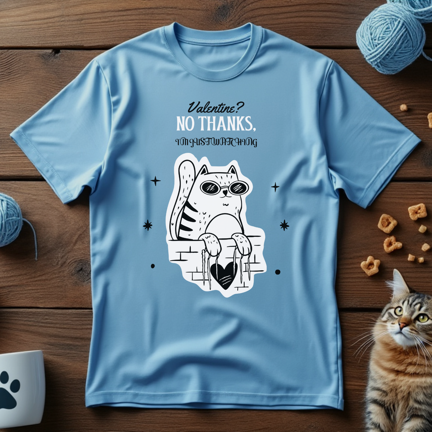 Valentine? No Thanks, Unisex Tee