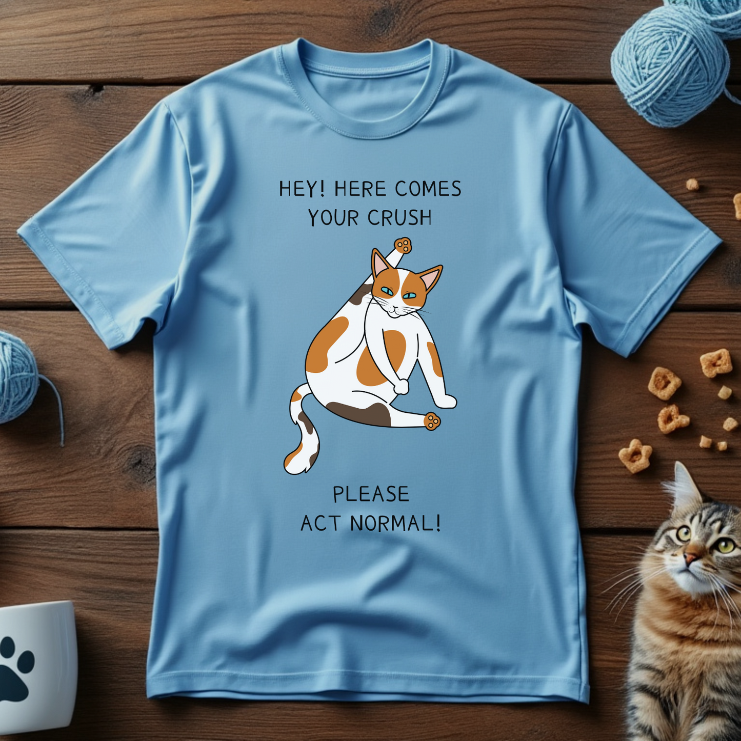 Hey! Here Comes Your Crush Unisex Tee