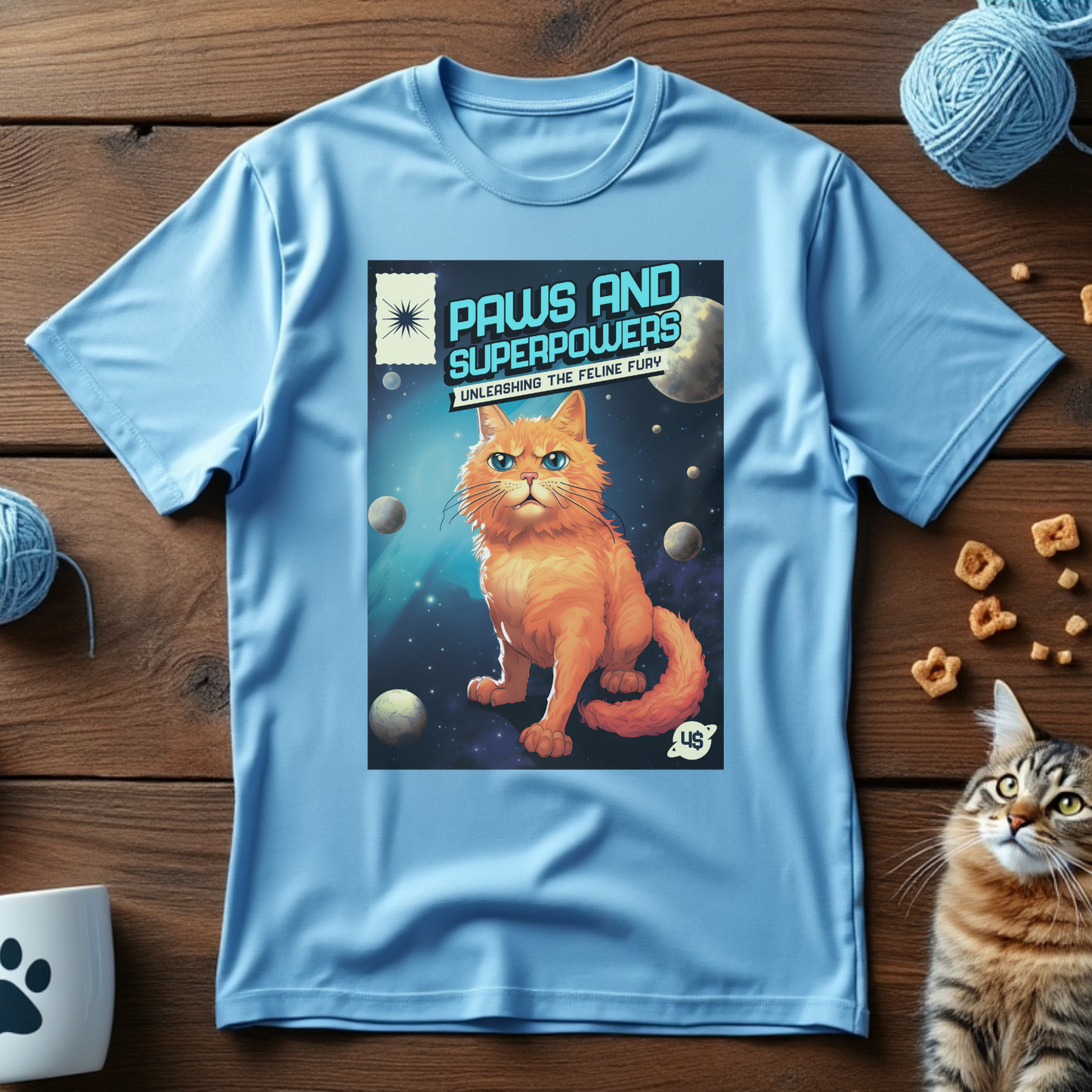 Paws and Superpowers Unisex Tee