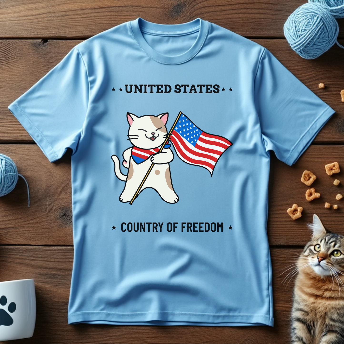 United States: Country of Freedom Unisex Tee