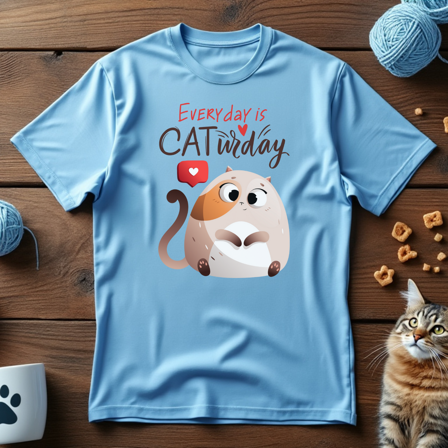 Every Day is CATurday Tee
