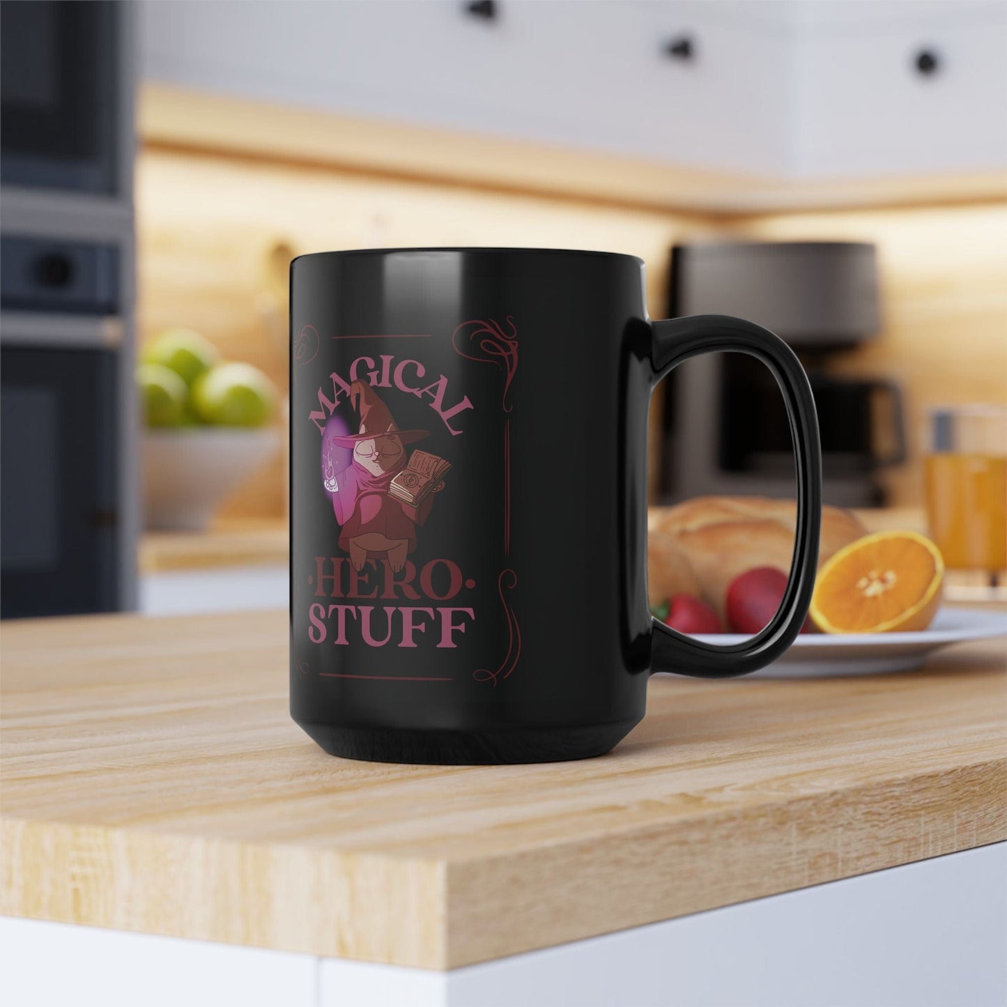 Purrfect Brew Magical Hero Stuff Mug (11oz, 15oz)