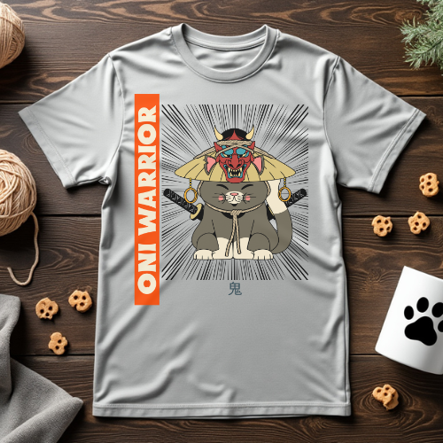 Oni Warrior Cat Unisex Tee