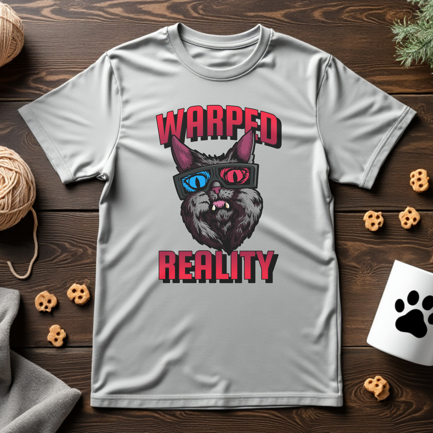 Warped Reality Cat Tee