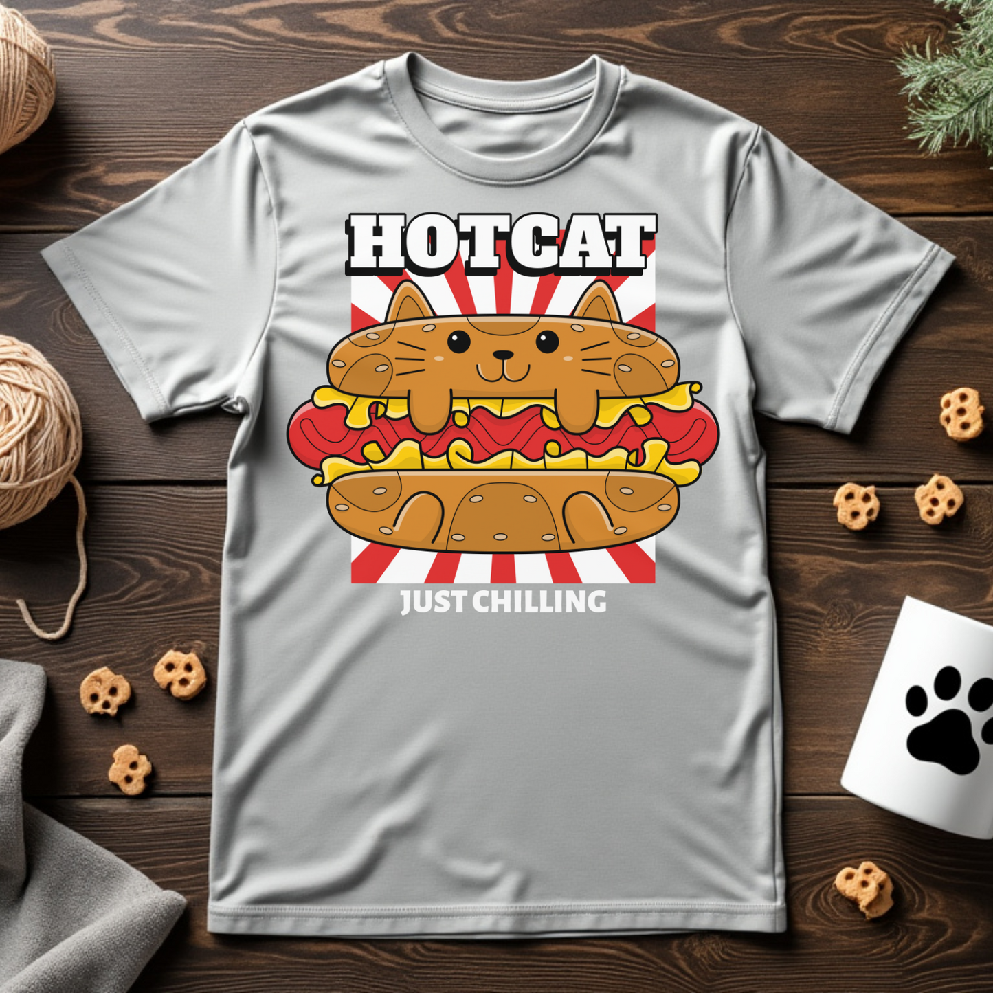 Hotcat in the Bun Tee