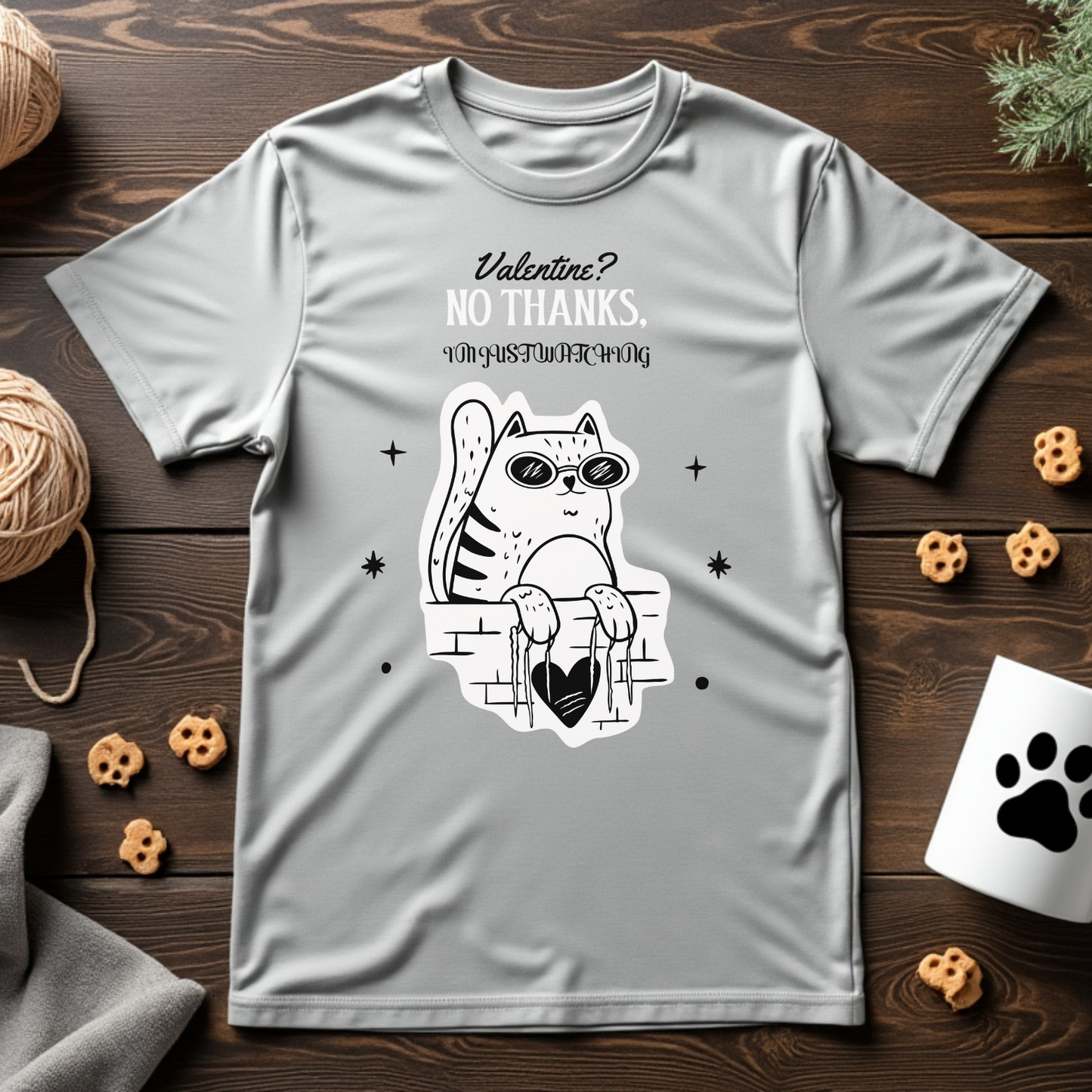 Valentine? No Thanks, Unisex Tee