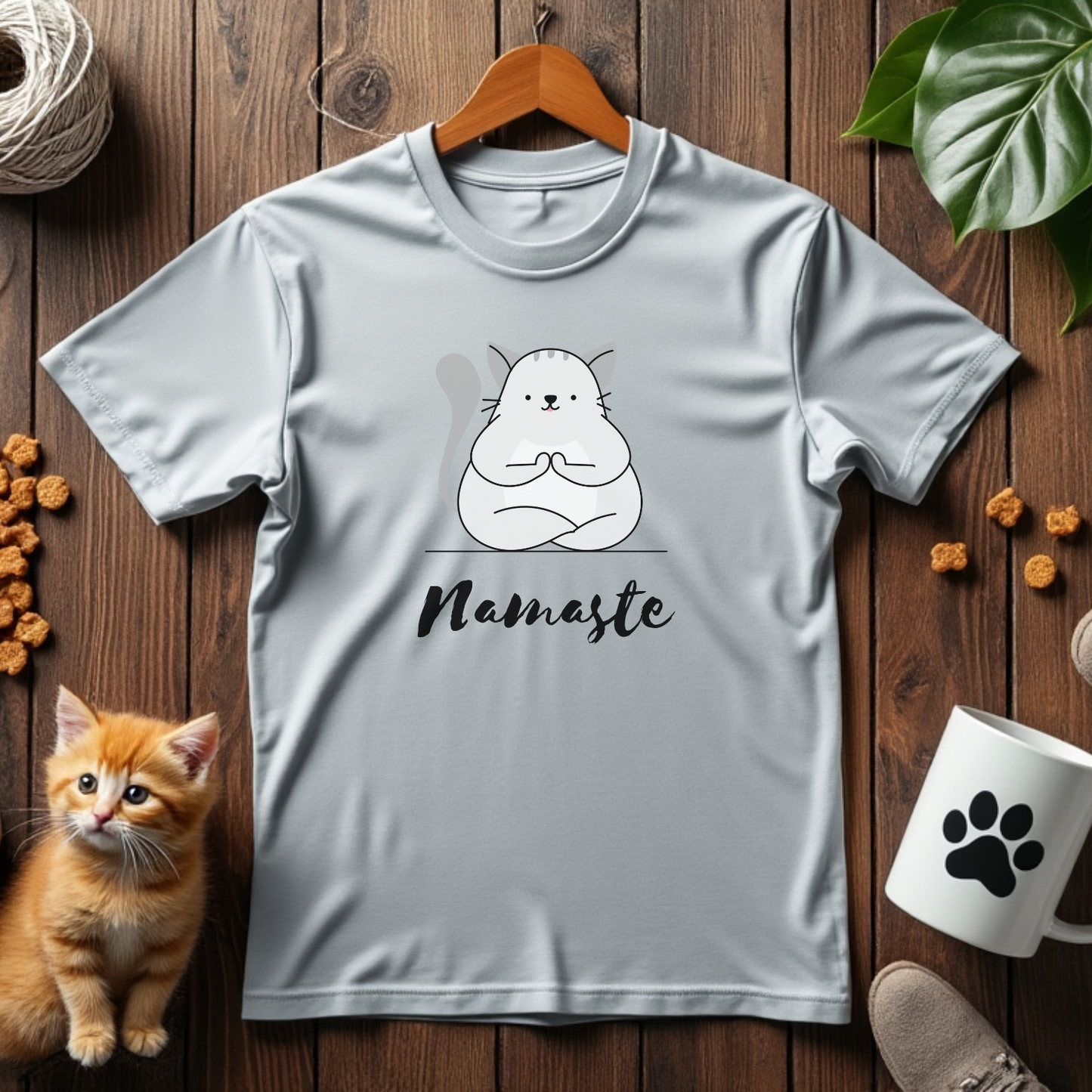 Namaste Cat Unisex Tee