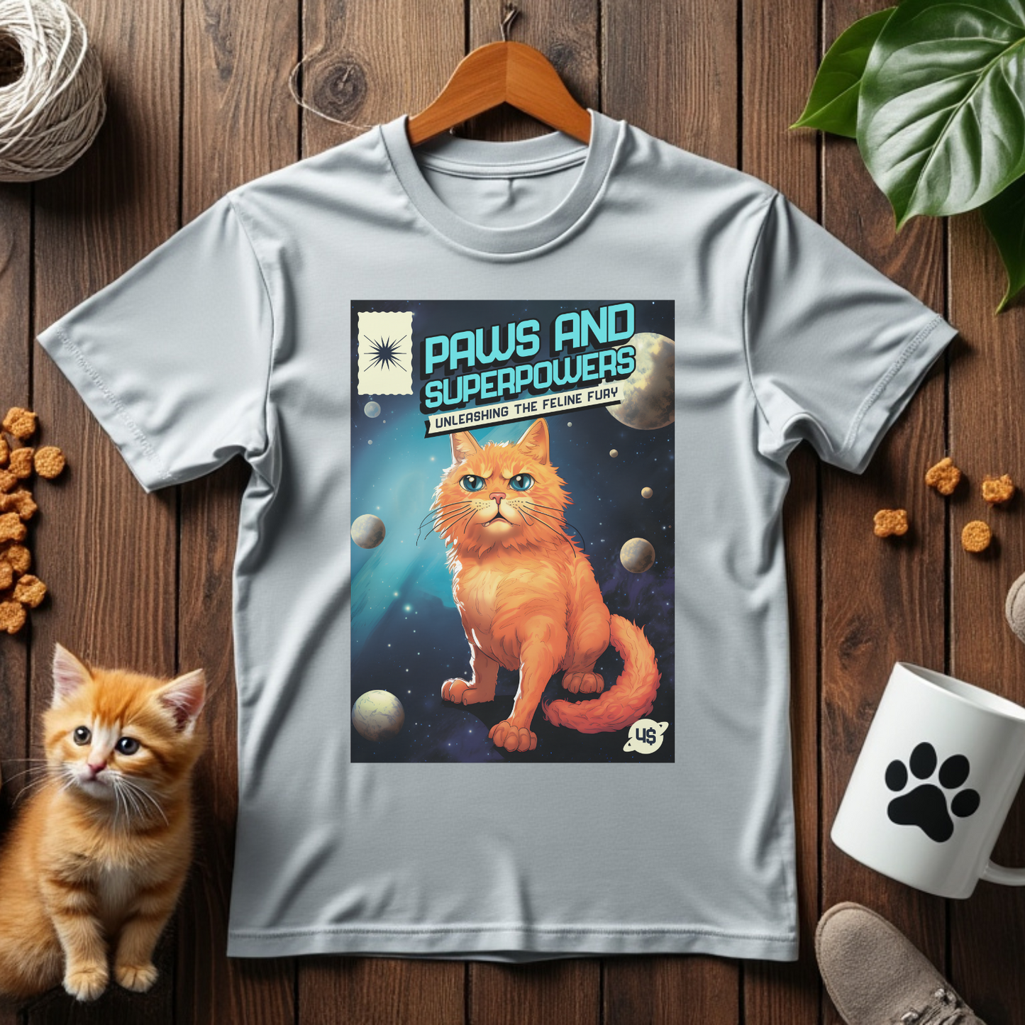 Paws and Superpowers Unisex Tee