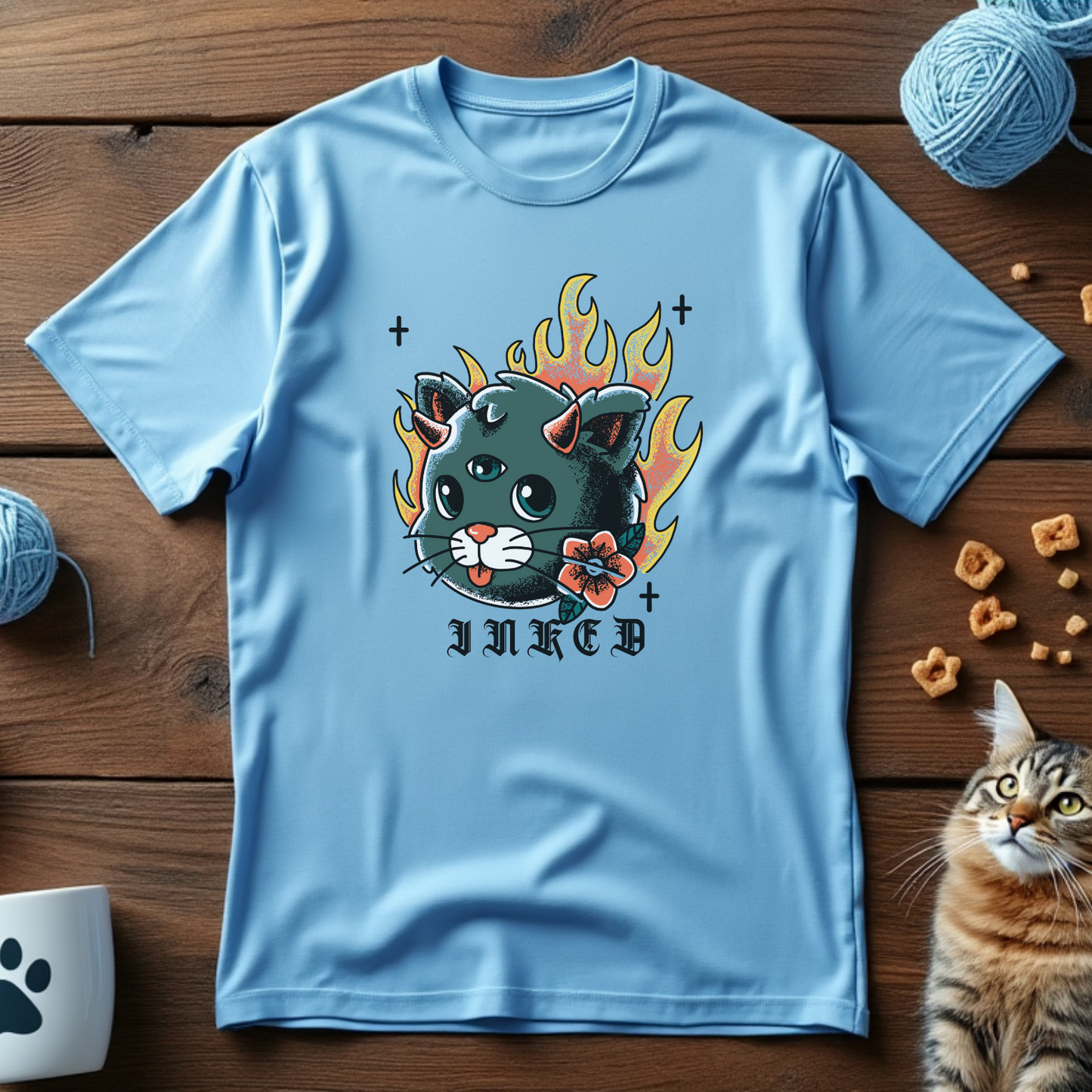Fiery Feline Unisex Tee