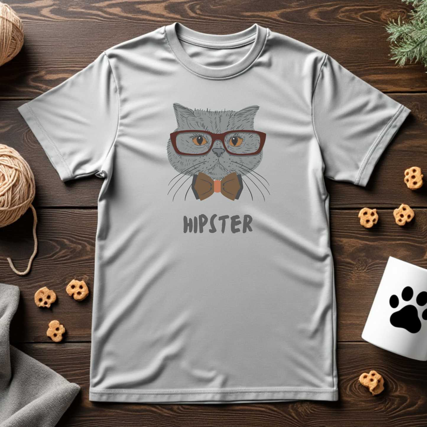 Hipster Cat Tee