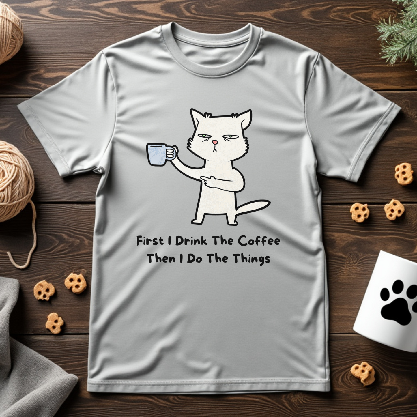 Coffee Cat Tee