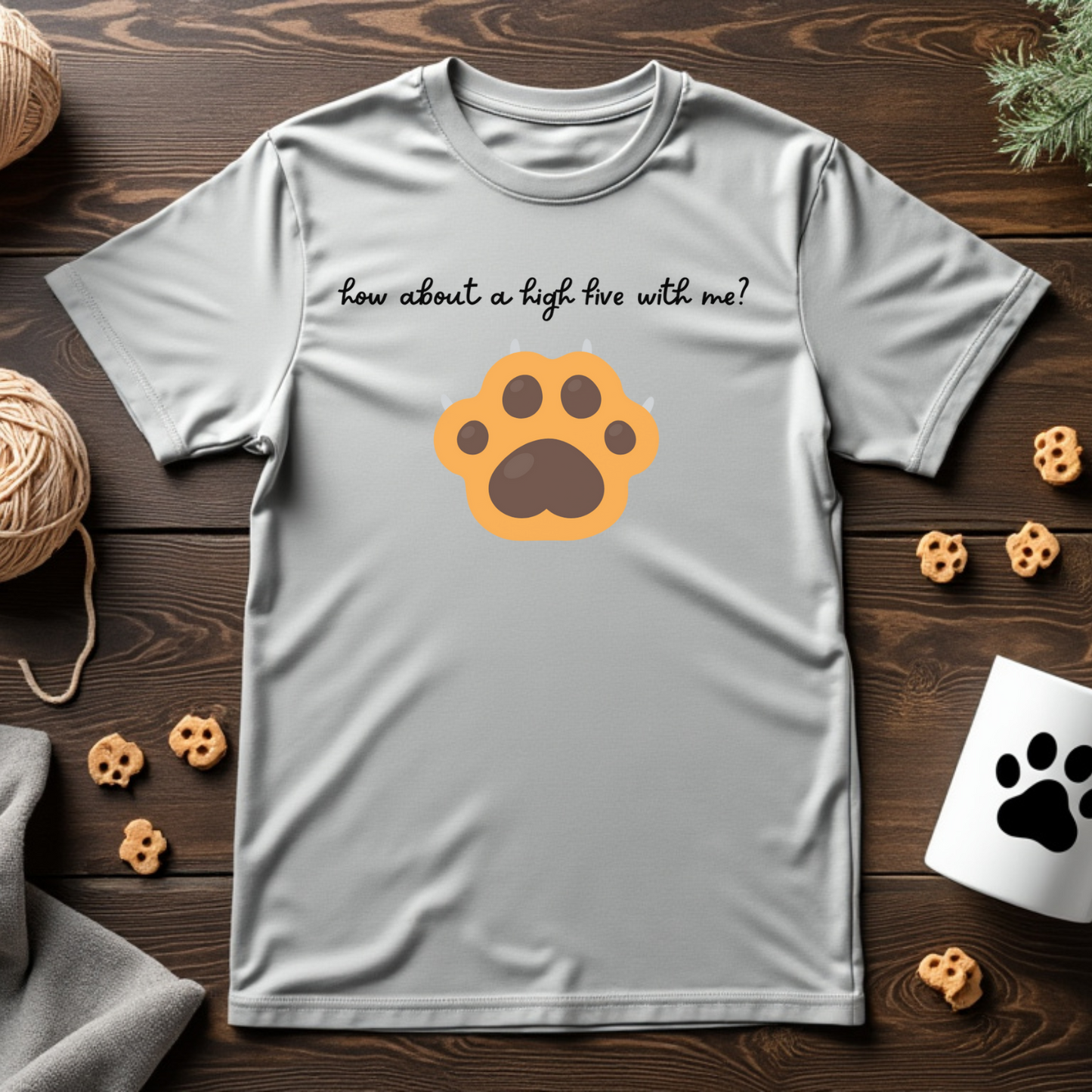 High-Five Paw Tee