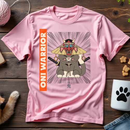 Oni Warrior Cat Unisex Tee