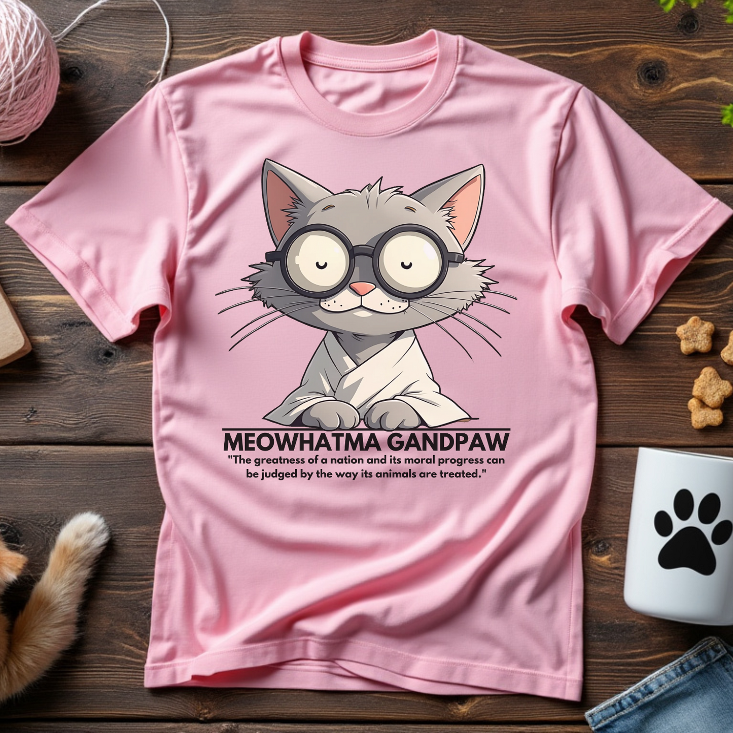 Meowhatma Gandpaw Unisex Tee