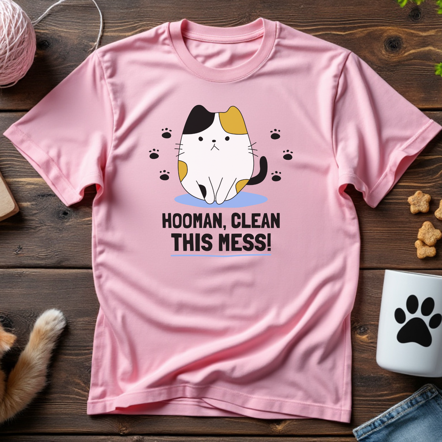 Hooman, Clean This Mess! Unisex Tee