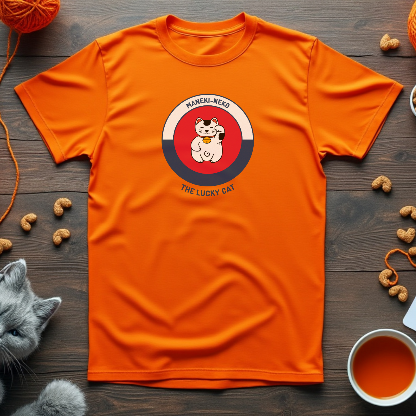 Maneki-Neko: The Lucky Cat Unisex Tee