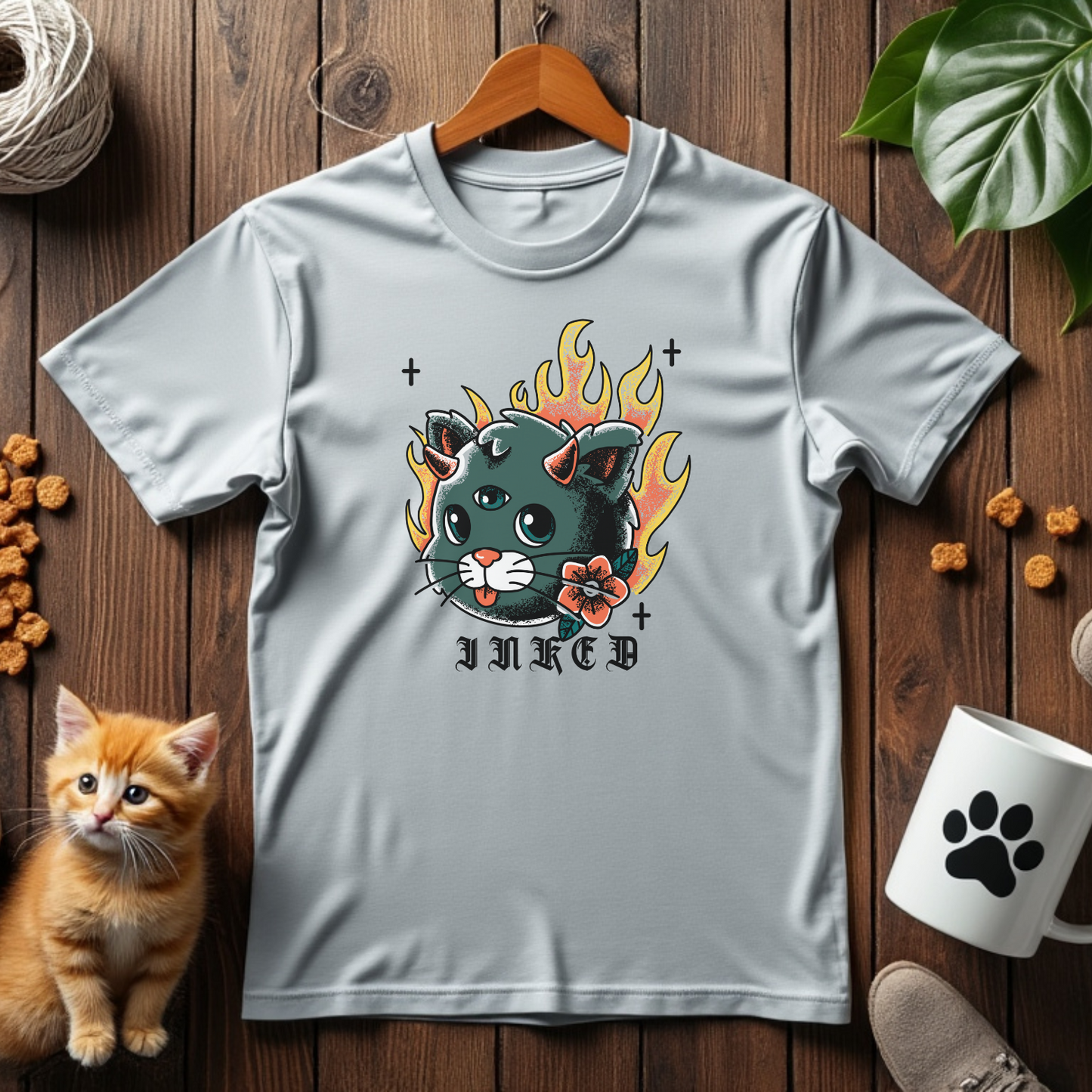 Fiery Feline Unisex Tee