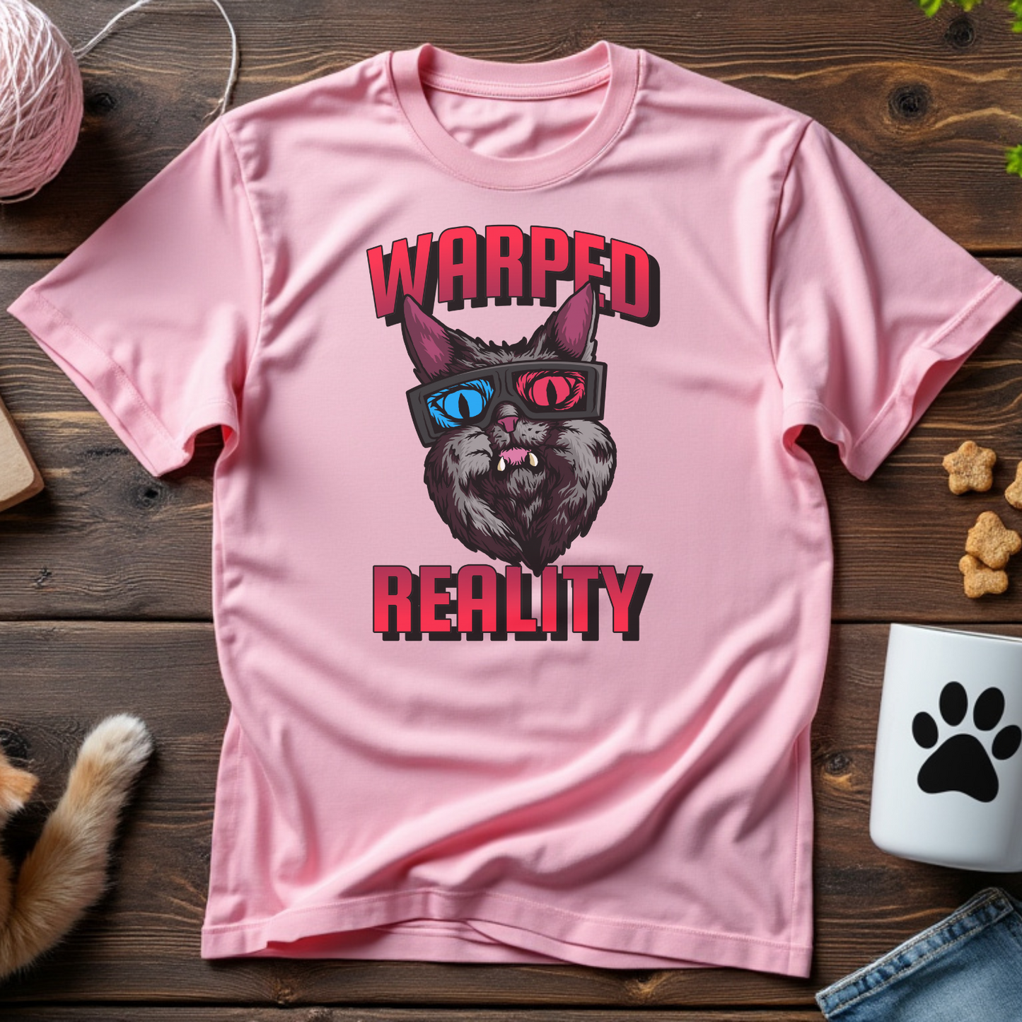 Warped Reality Cat Tee