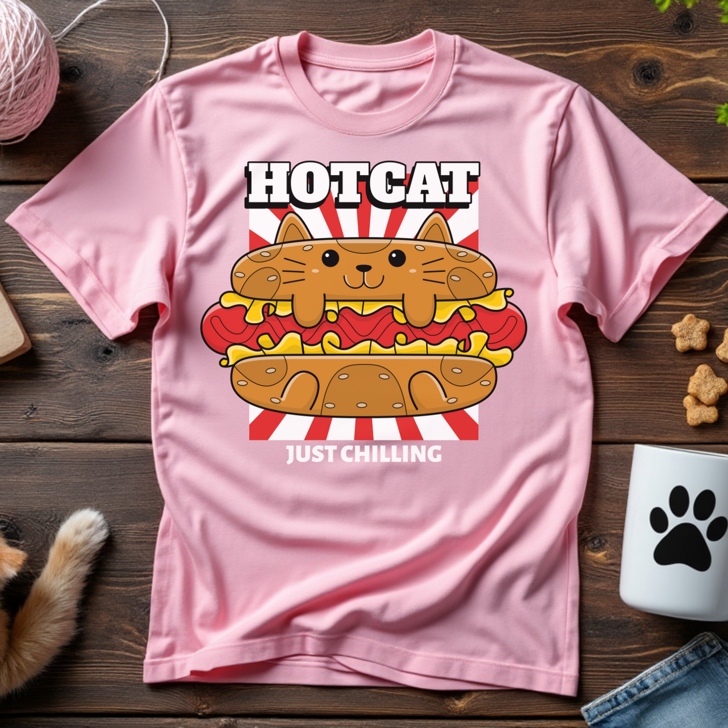 Hotcat in the Bun Tee