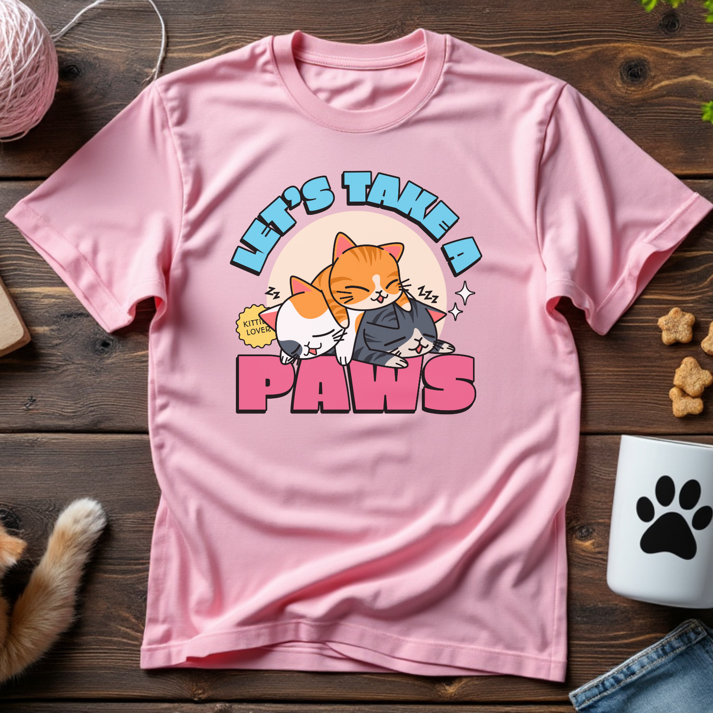 Let's Take a Paws Tee