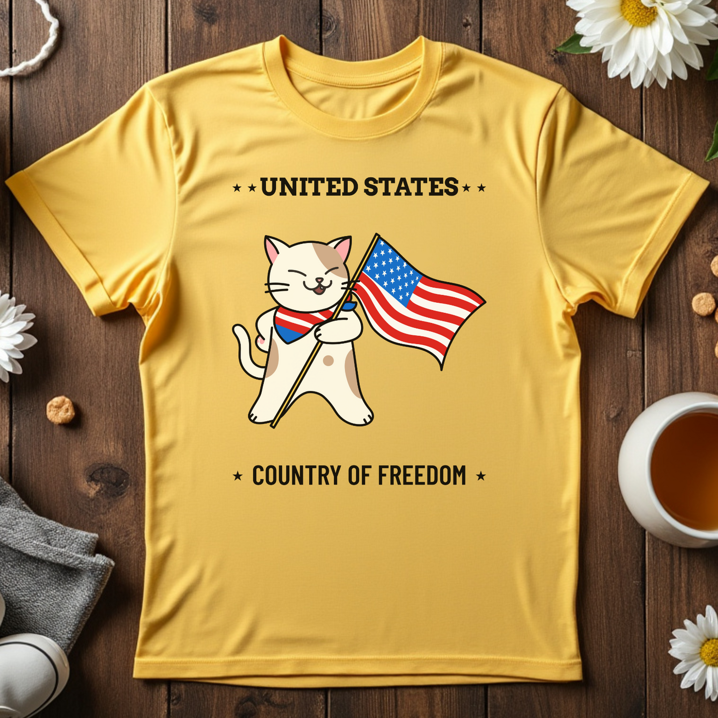 United States: Country of Freedom Unisex Tee
