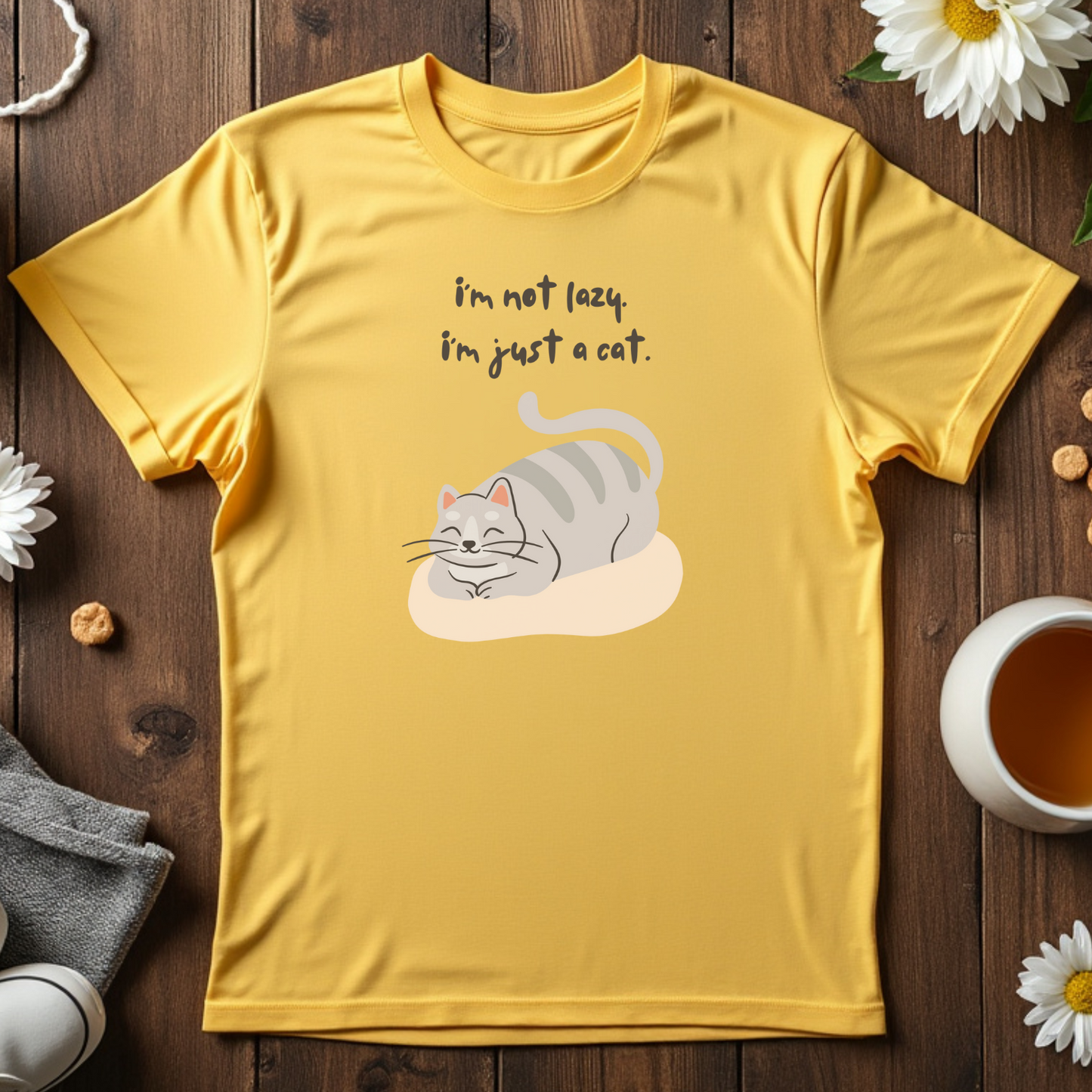 I'm Not Lazy Tee