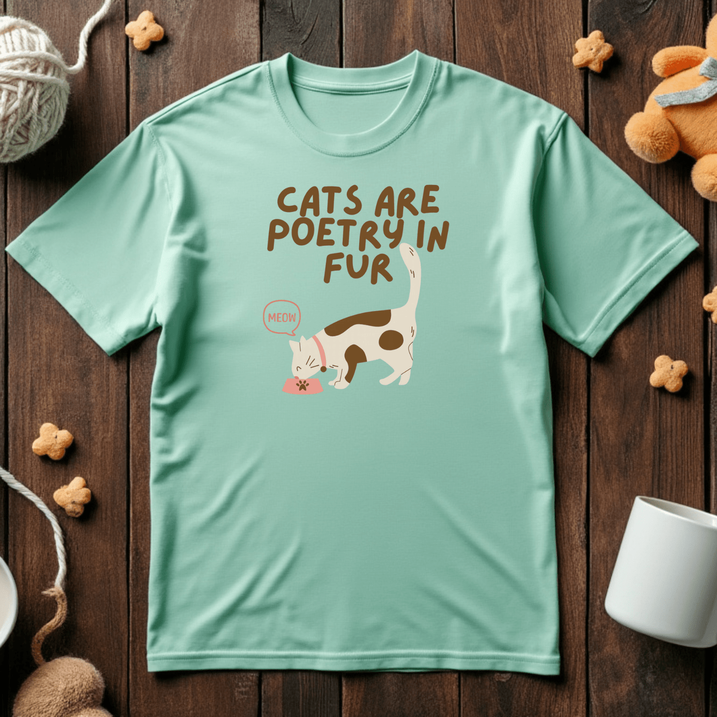Cats Are Poetry in Fur Tee