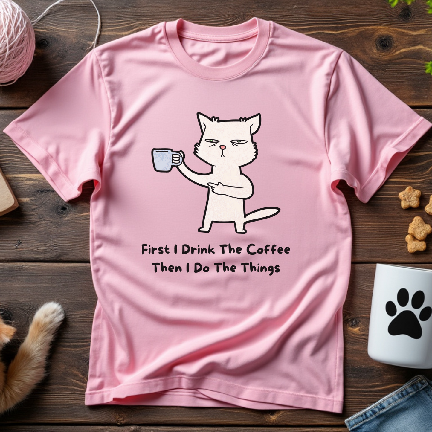Coffee Cat Tee