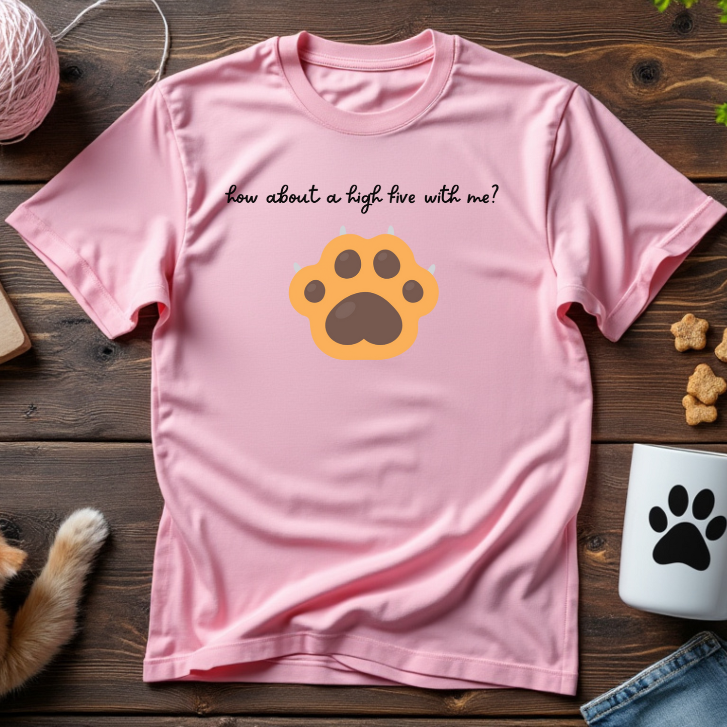 High-Five Paw Tee