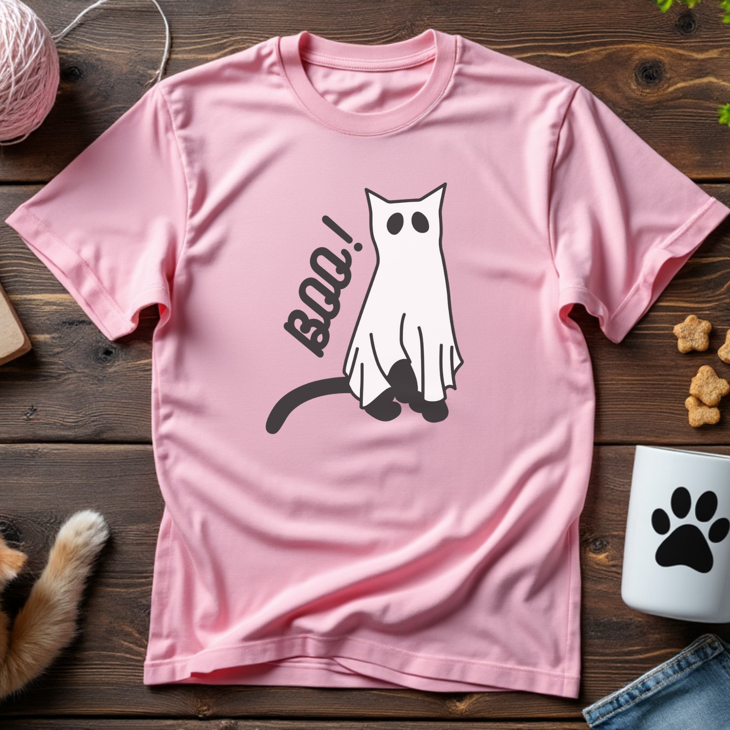 Ghost Cat Unisex Tee