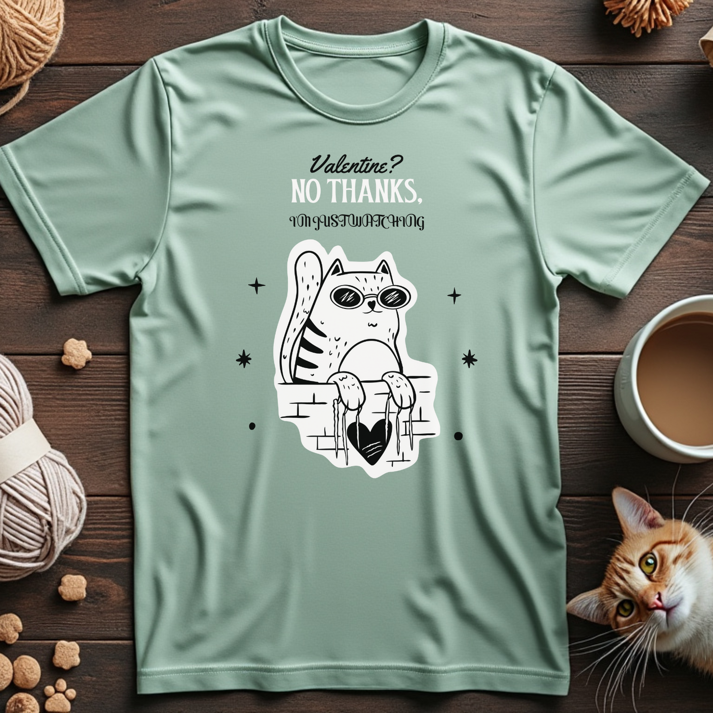 Valentine? No Thanks, Unisex Tee
