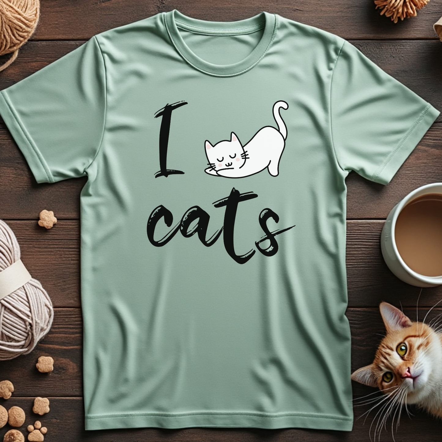 I Love Cats Unisex Tee