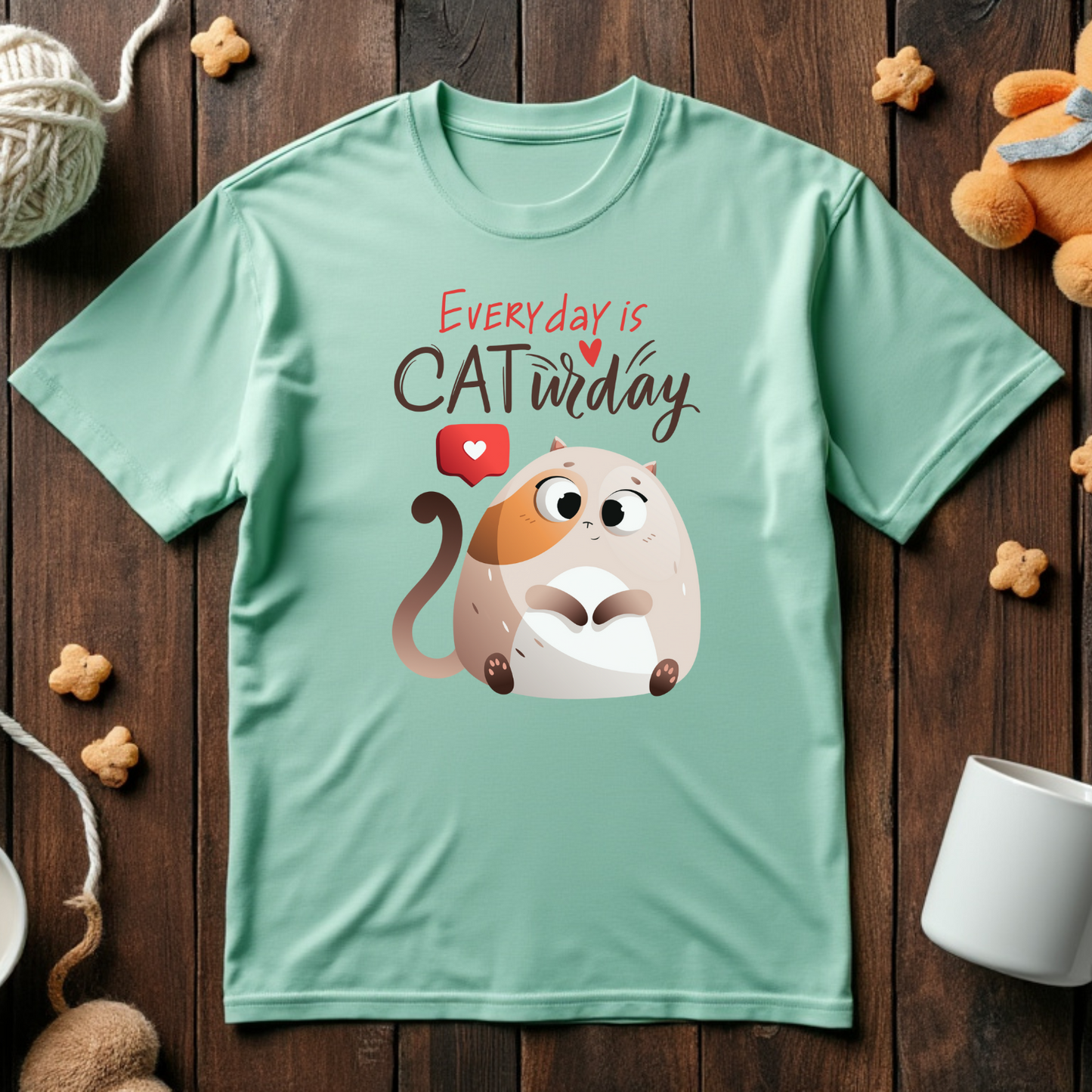 Every Day is CATurday Tee