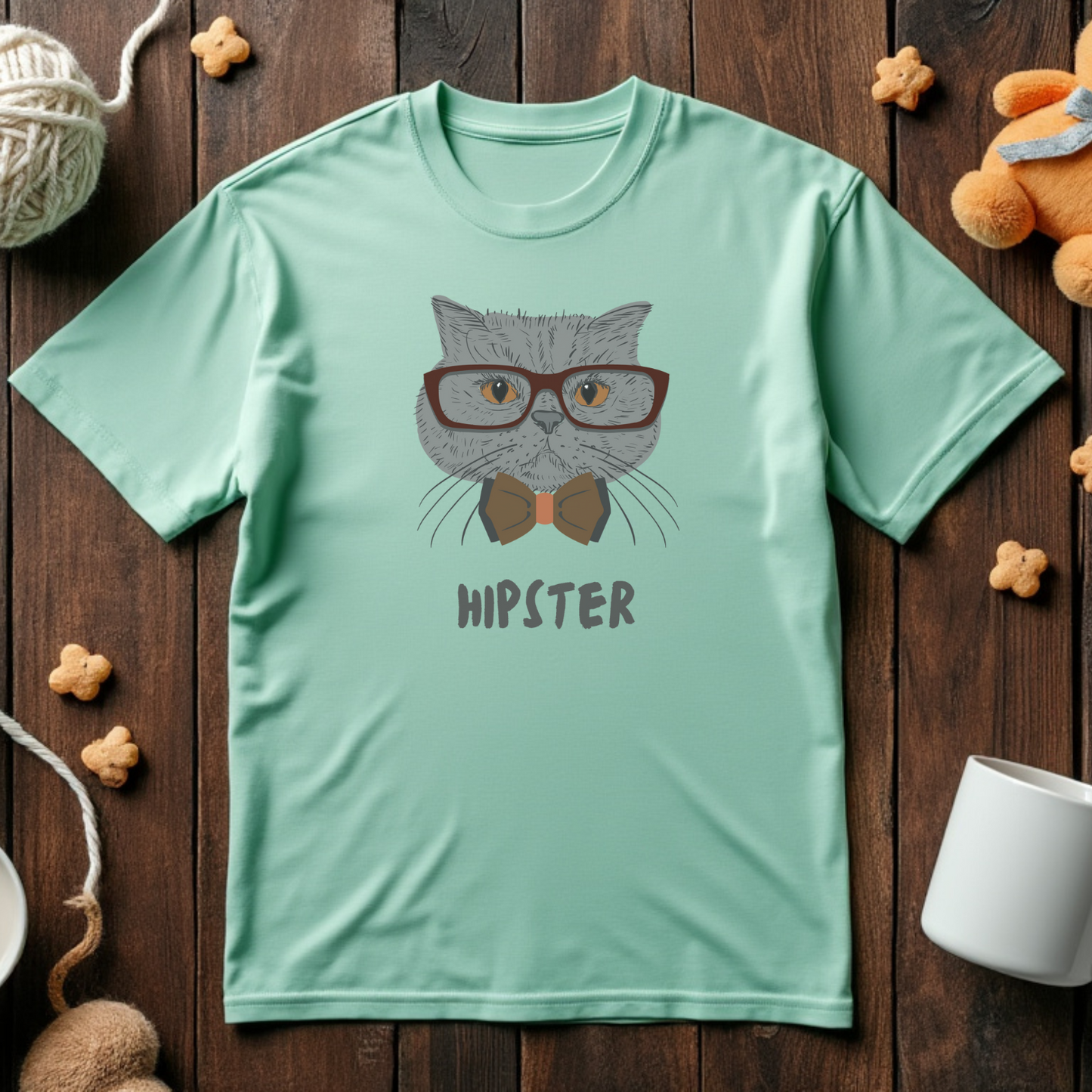 Hipster Cat Tee