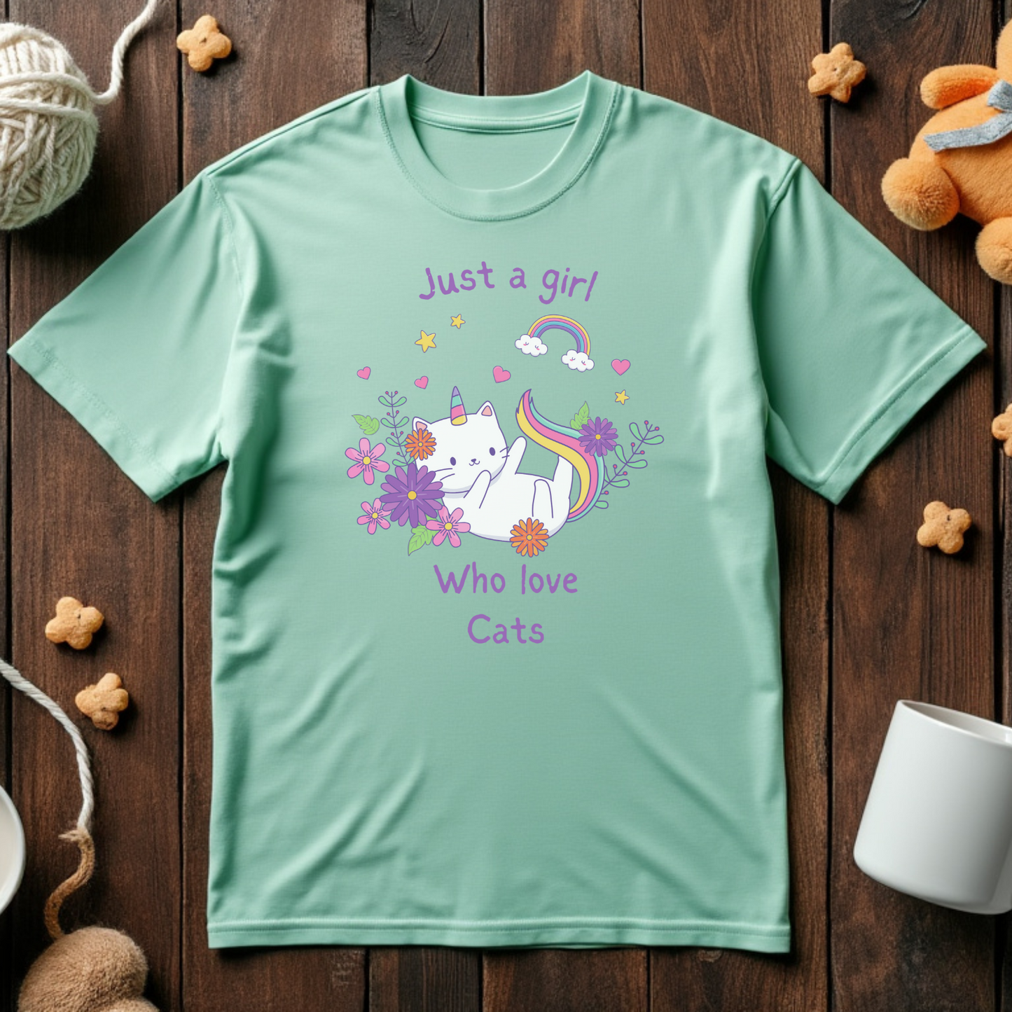 Just a Girl Who Loves Cats Tee