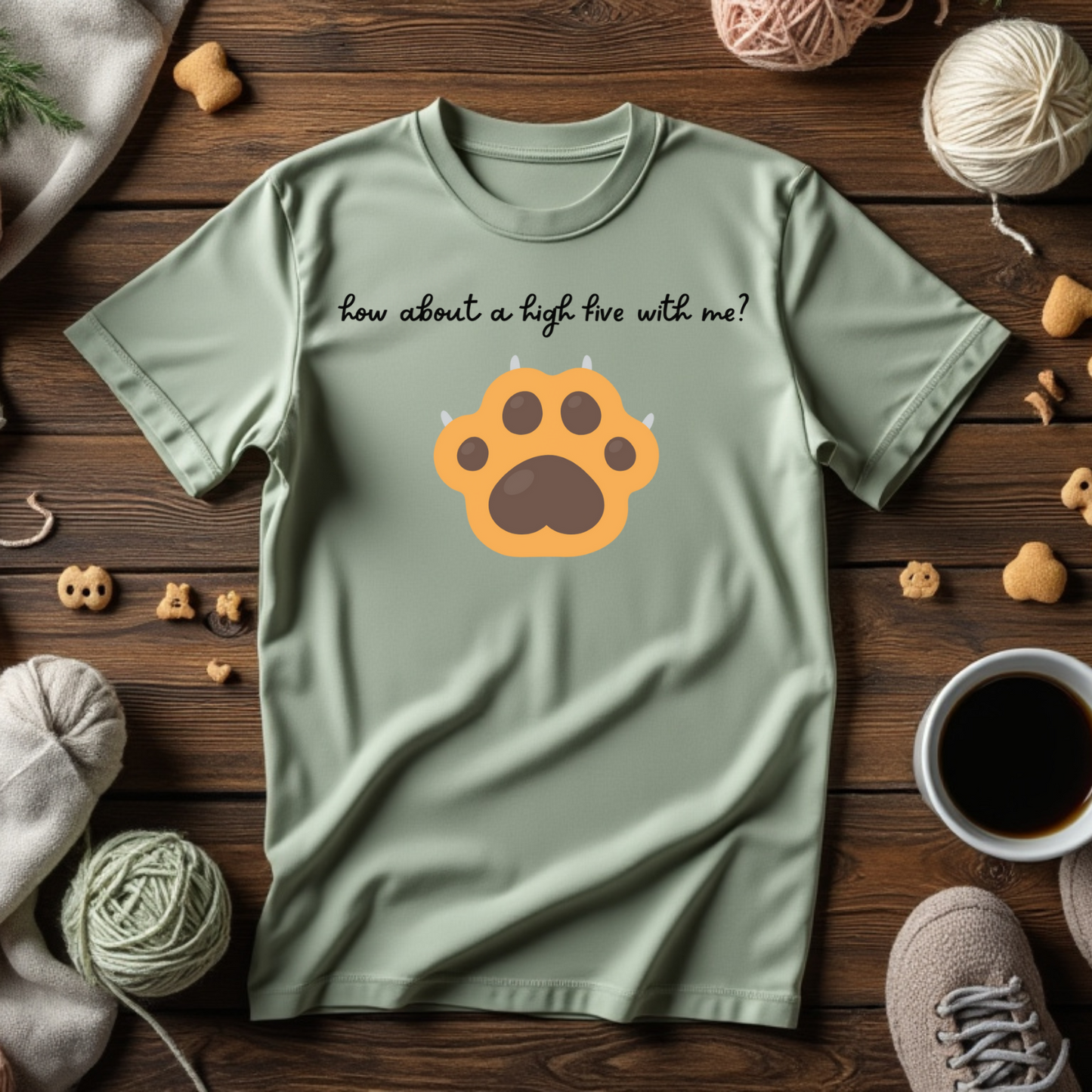 High-Five Paw Tee