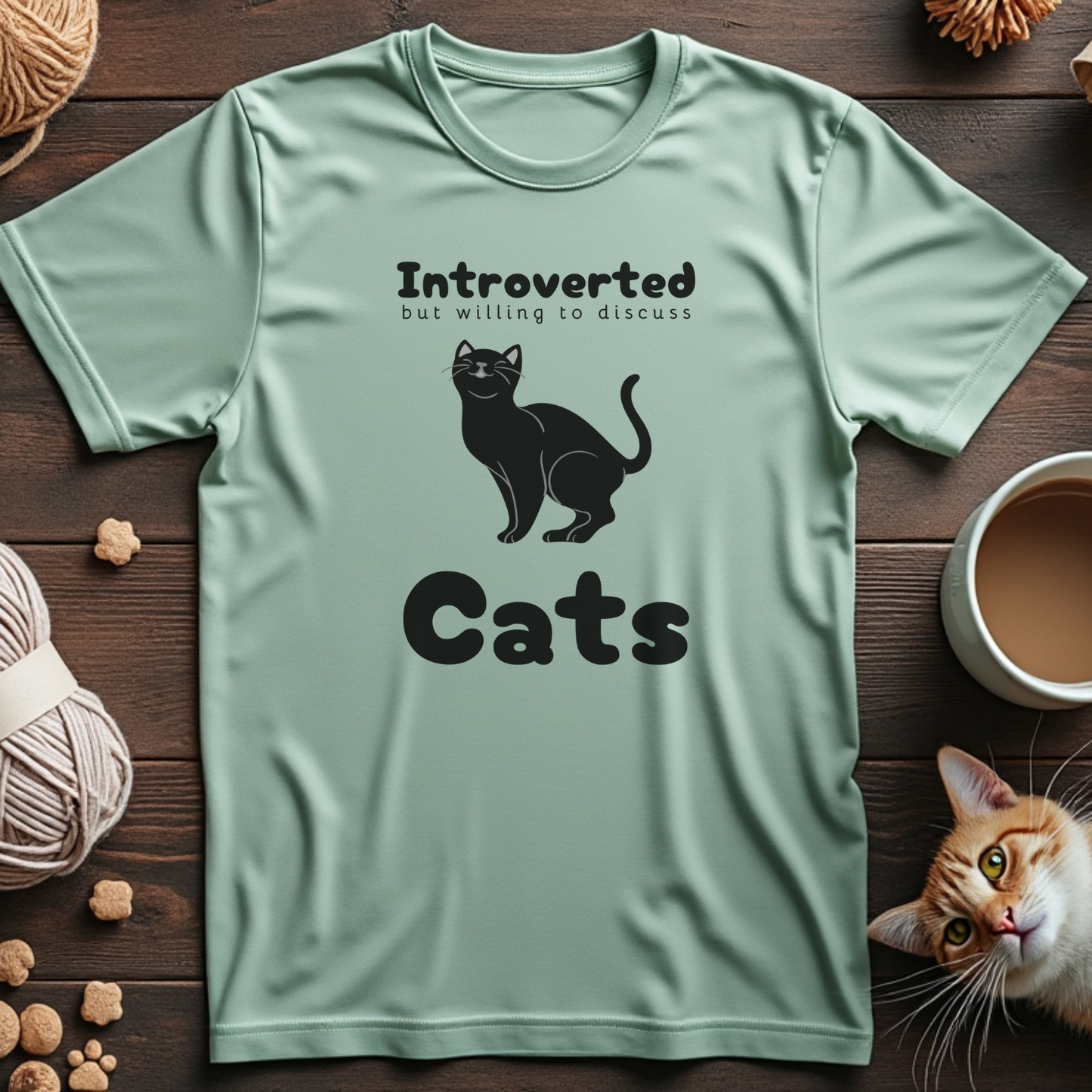 Introverted Cat Unisex Tee