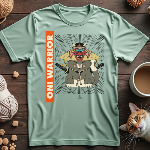Oni Warrior Cat Unisex Tee