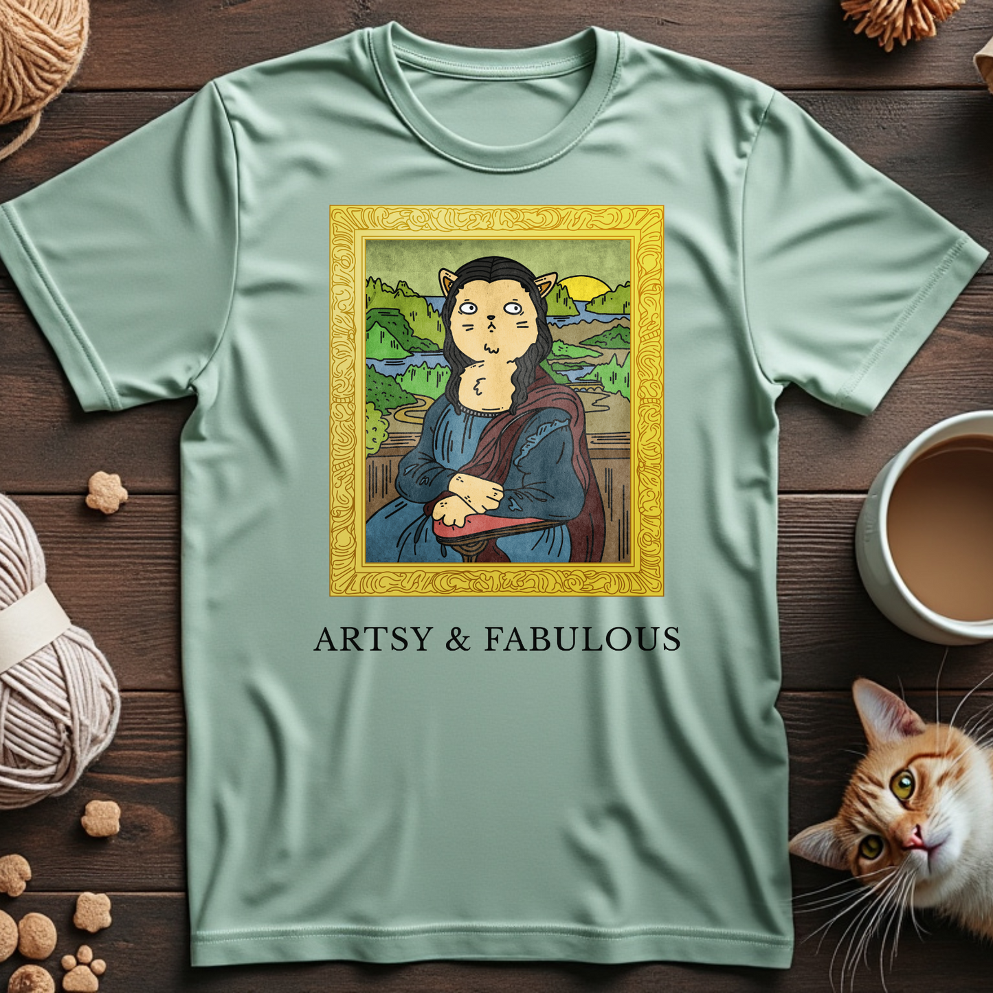Mona Meow Unisex Tee