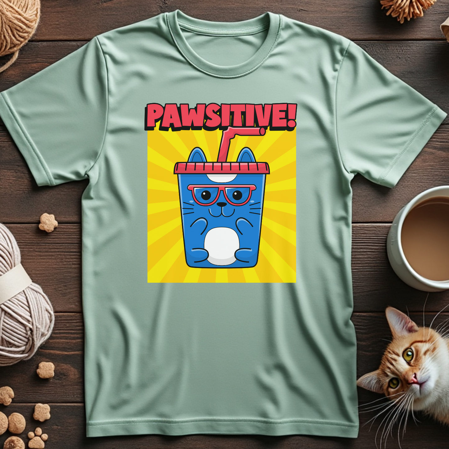 Pawsitive Vibes Soda Tee