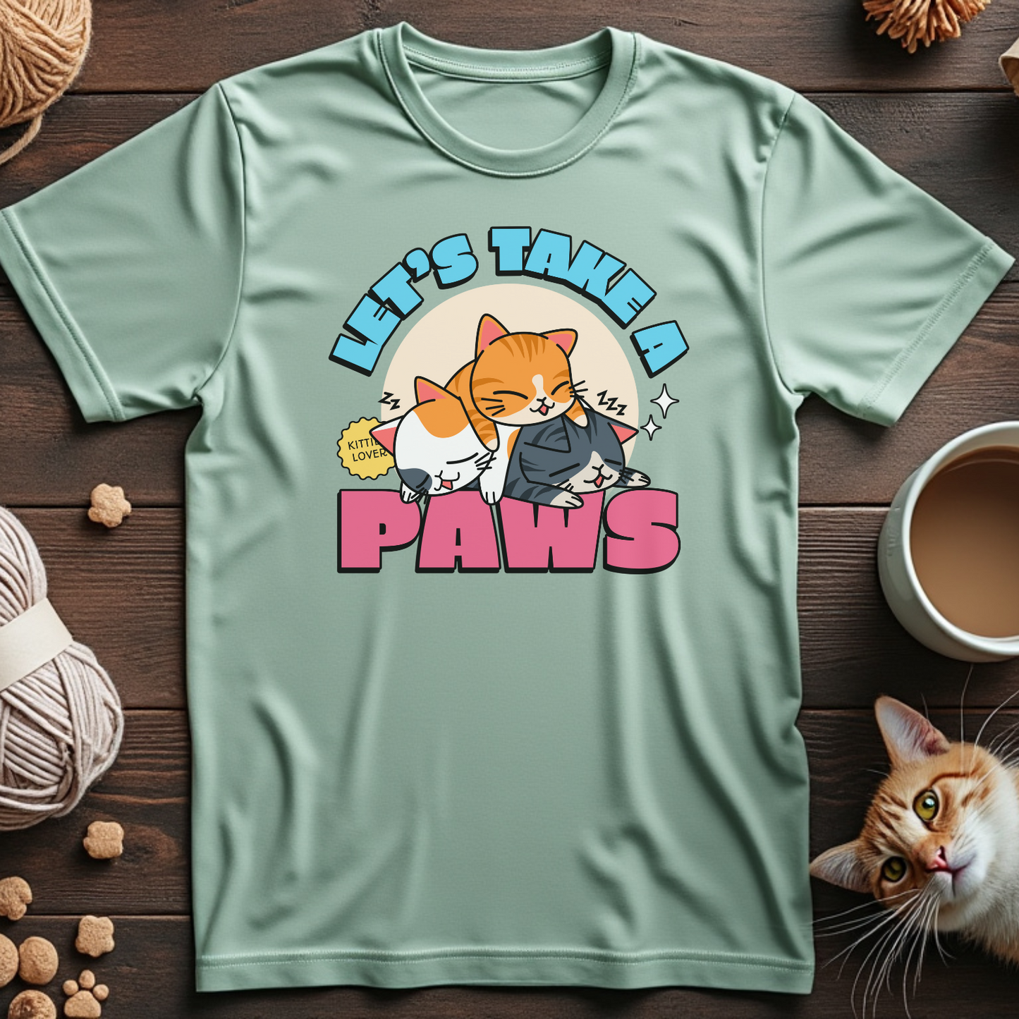Let's Take a Paws Tee