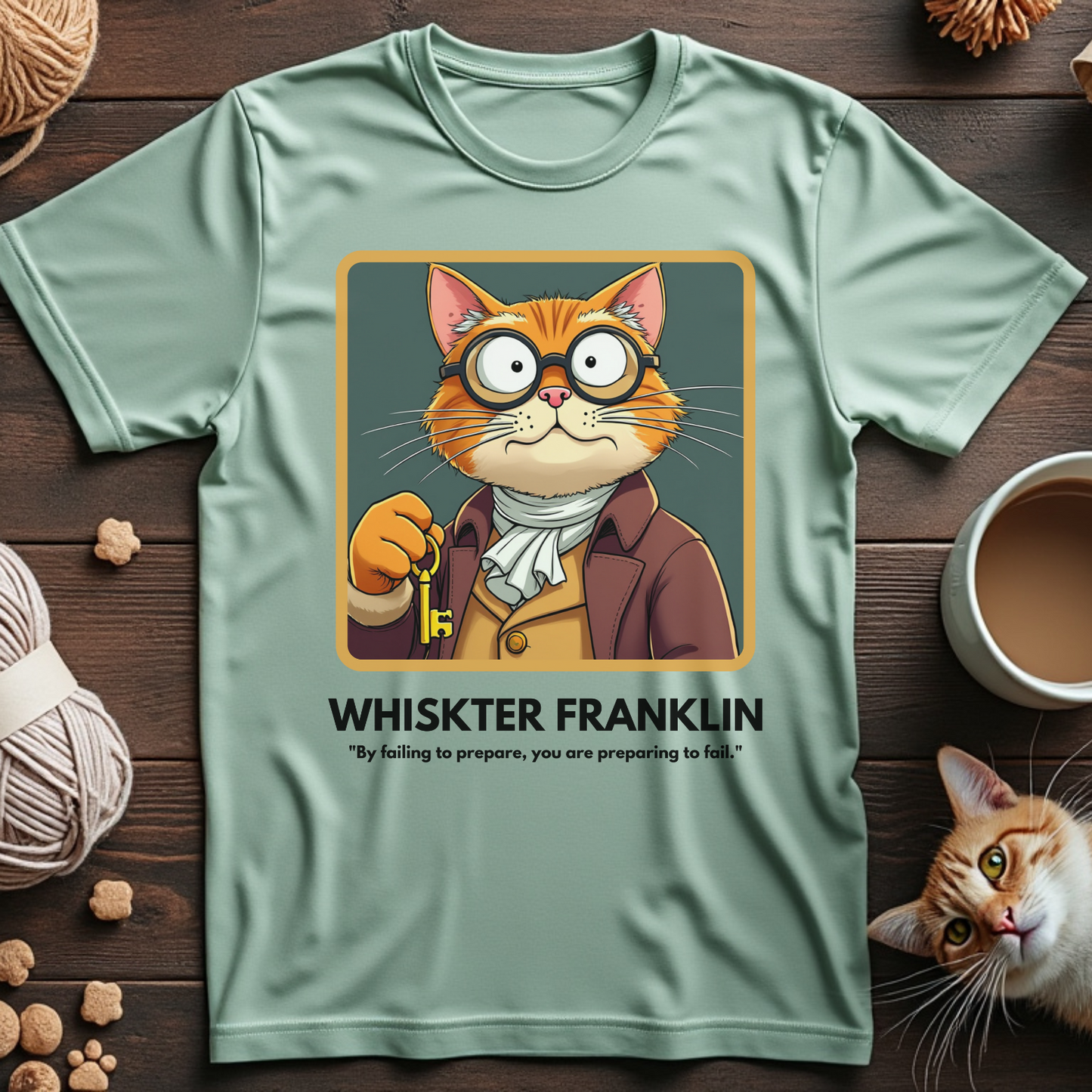 Whisker Franklin Tee