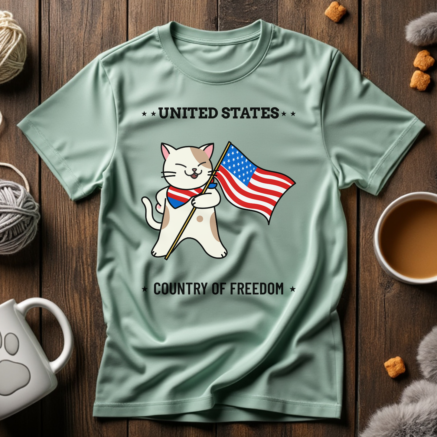 United States: Country of Freedom Unisex Tee